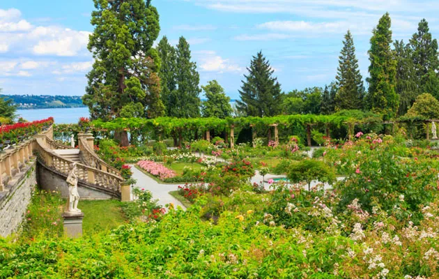 Mainau wyspa kwiatów motylarnia