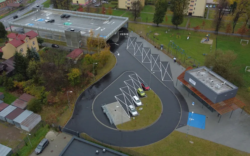 Tablica informacyjna dworzec autobusowy Wadowice