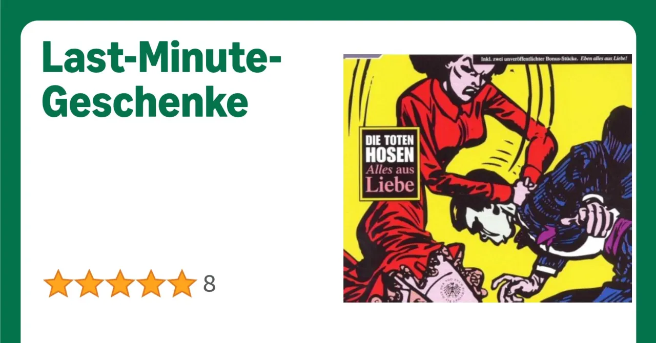 Die Toten Hosen Alles aus Liebe Single Cover