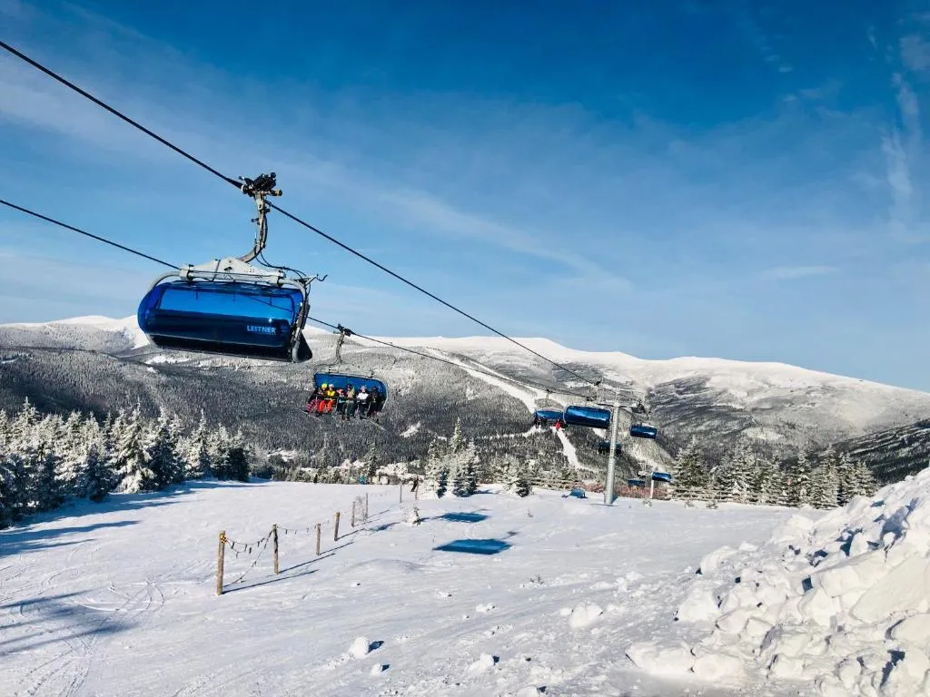 Szpindlerowy Młyn zimą panorama