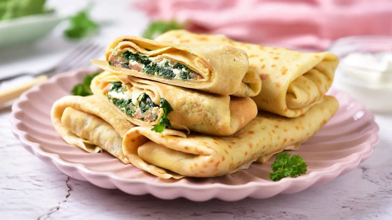 r&oacute;żnorodne dania ze szpinakiem na obiad