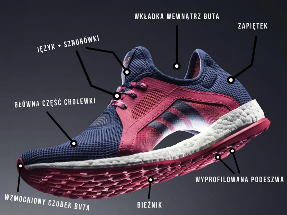 budowa buta crossfitowego schemat