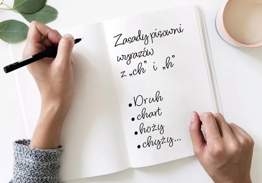 znak zapytania nad literami h ch