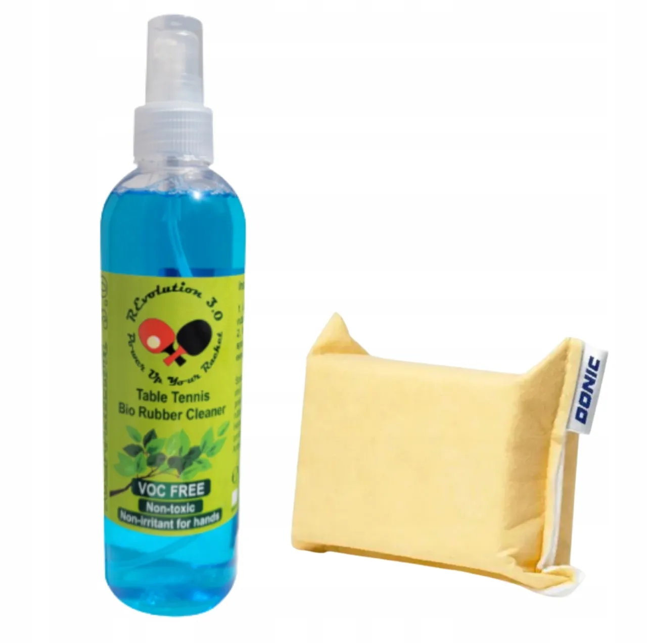 czyszczenie okładzin rakietki tenis stołowy preparaty