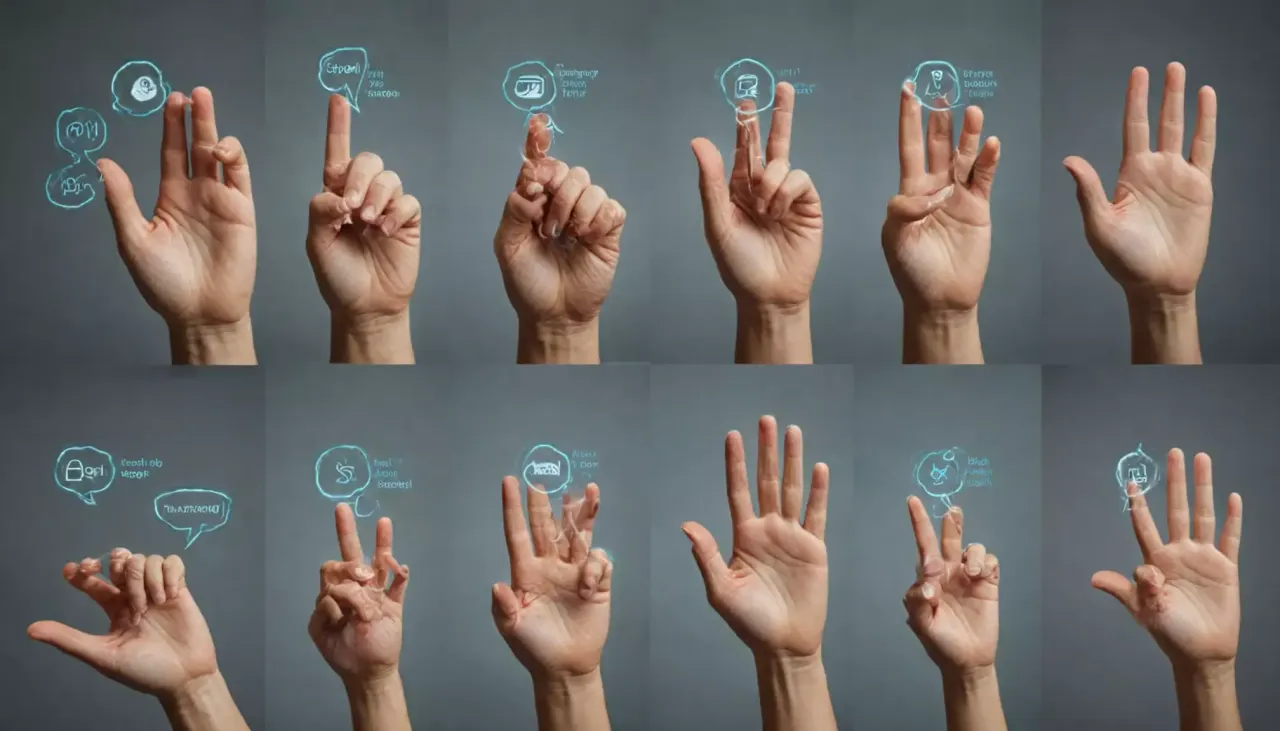 Alfabet palcowy a PJM, r&oacute;żnice w komunikacji