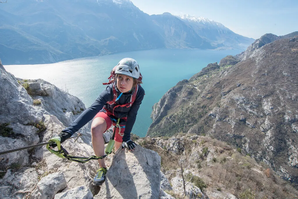 Kask i lonża via ferrata w Tatrach