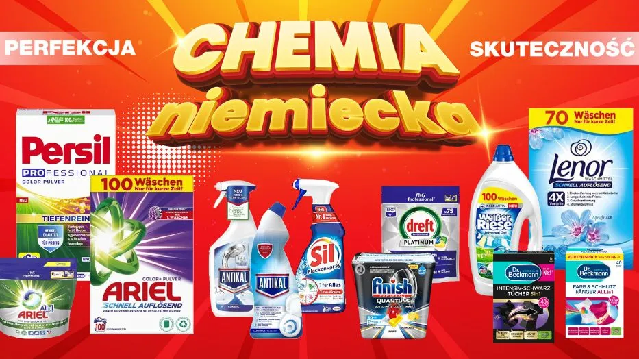 Produkty spożywcze i chemia z Niemiec