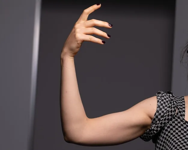 Kobieta gładkie przedramiona