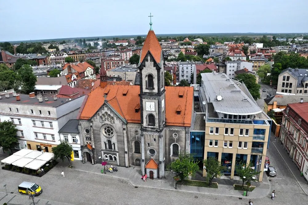Rynek Tarnowskie Góry zabytkowe kamienice