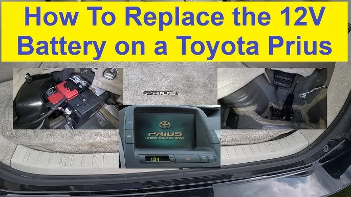 Toyota Prius 12V battery access bagaznik