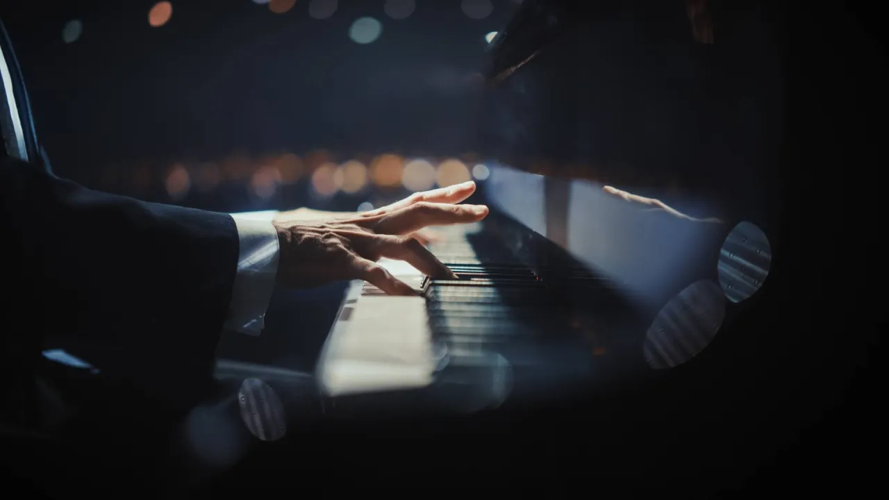 1900 Człowiek Legenda fortepian na statku