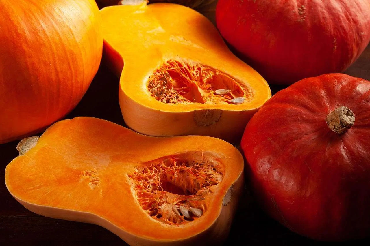 różne rodzaje dyni na zupę hokkaido piżmowa