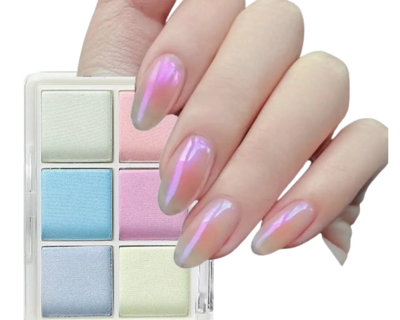 Produkty do manicure efekt lustra