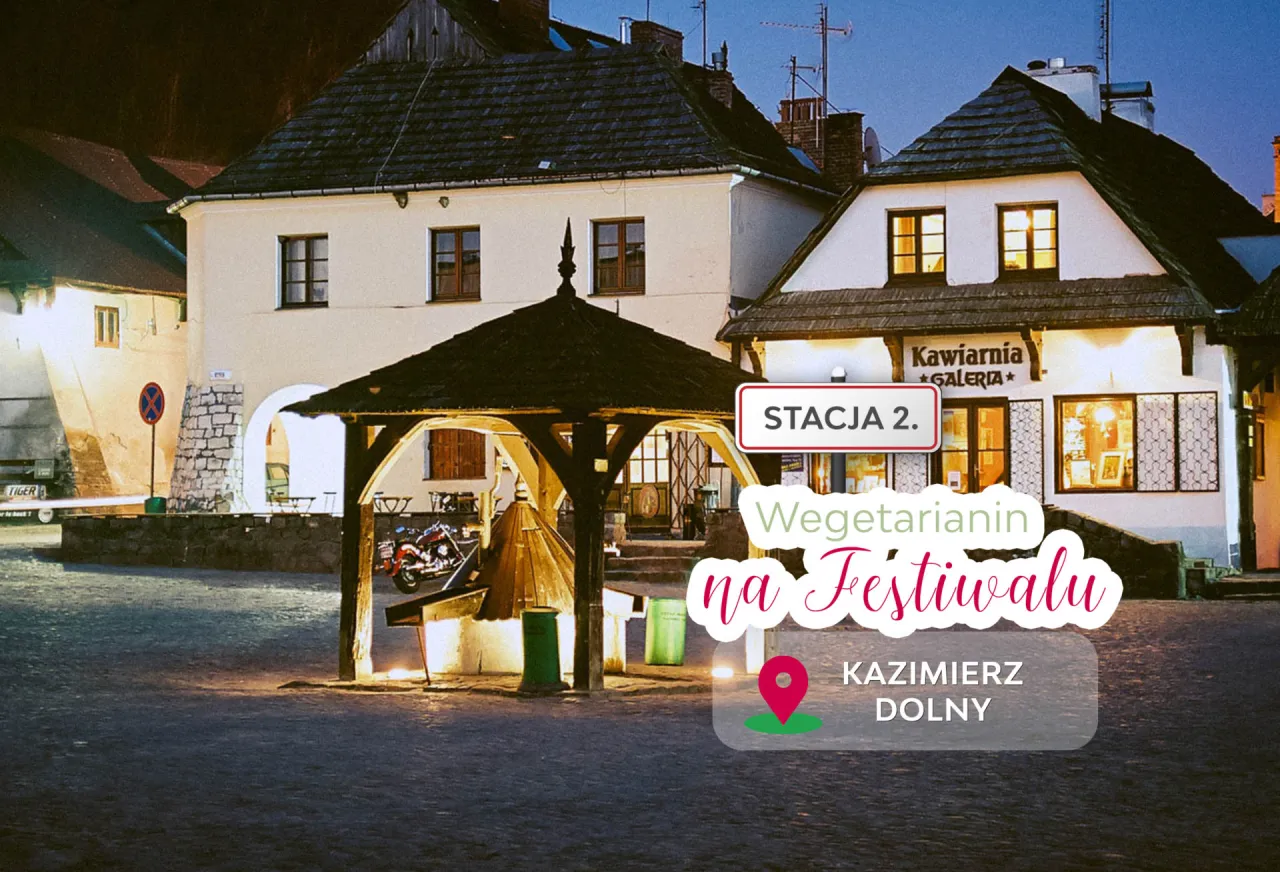 Kazimierz Dolny rynek jedzenie