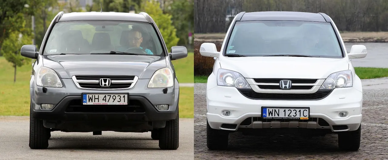 Honda CR-V generacje por&oacute;wnanie