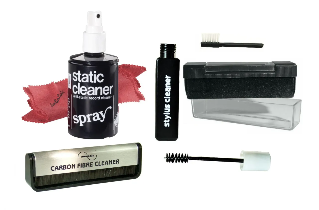 kurz na płycie winylowej pod mikroskopem