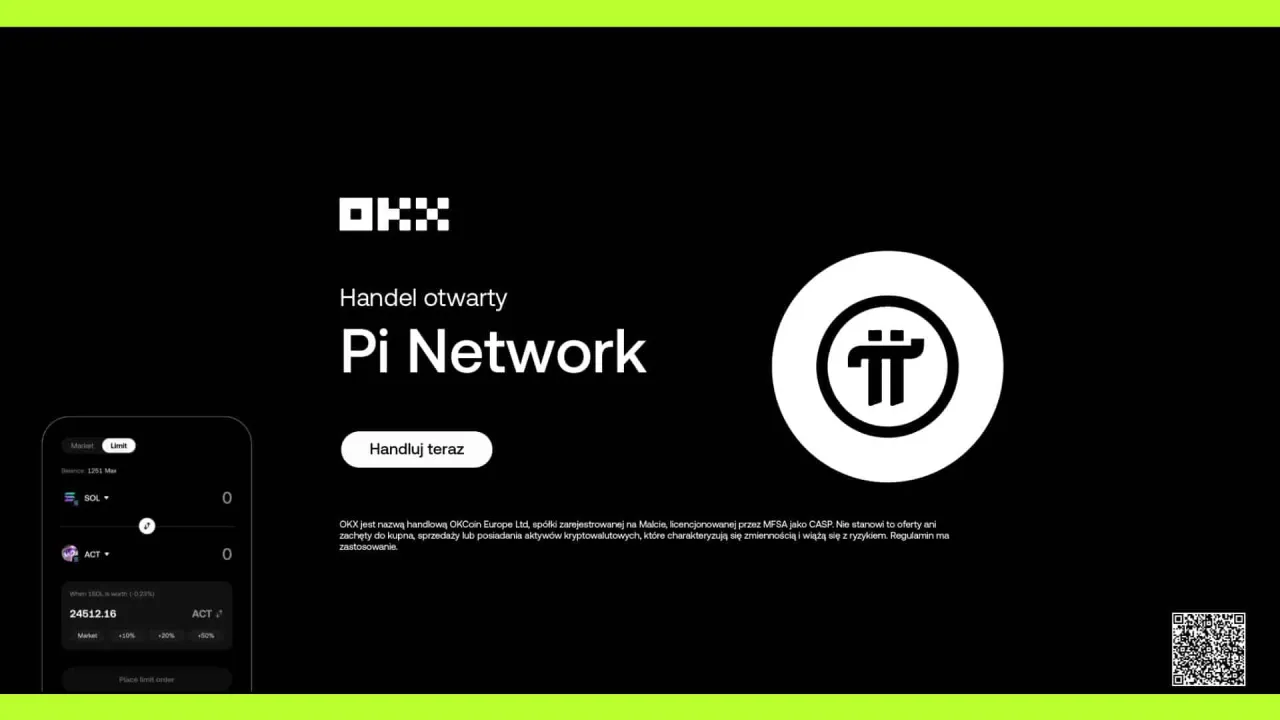Handel otwarty Pi Network. Kiedy na giełdzie? OKX oferuje handel Pi Network.