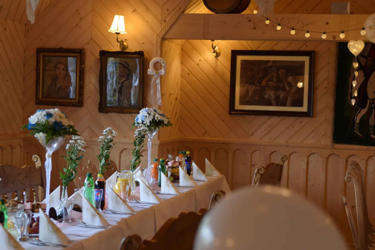 Karczma g&oacute;ralska Bukowina Tatrzańska wnętrze