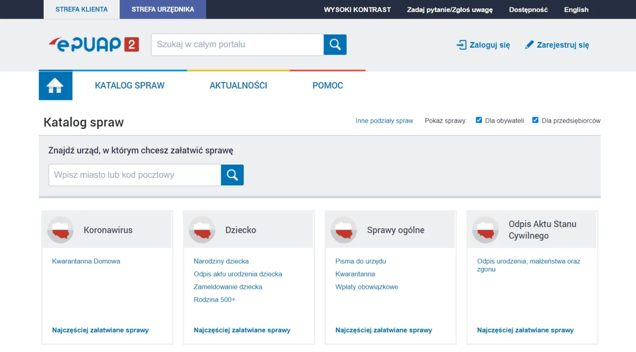 ePUAP jak pobrać odpis