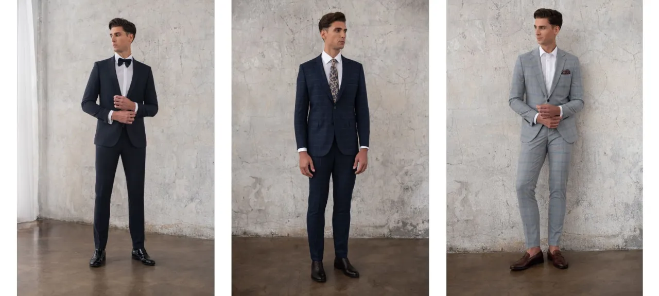 Męskie sylwetki i dopasowanie garnituru