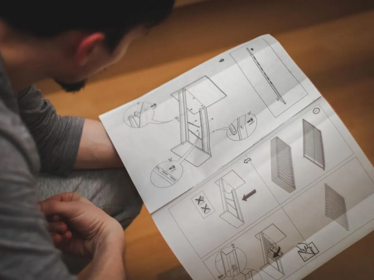 przykładowa instrukcja obsługi produktu, schemat instrukcji