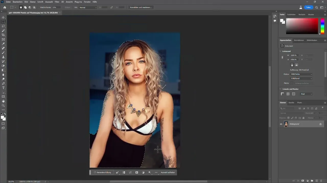 photoshop wycinanie włosów tutorial zaznacz i maskuj