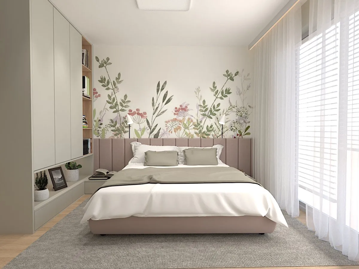 Planowanie sypialni, projektowanie wnętrz sypialnia