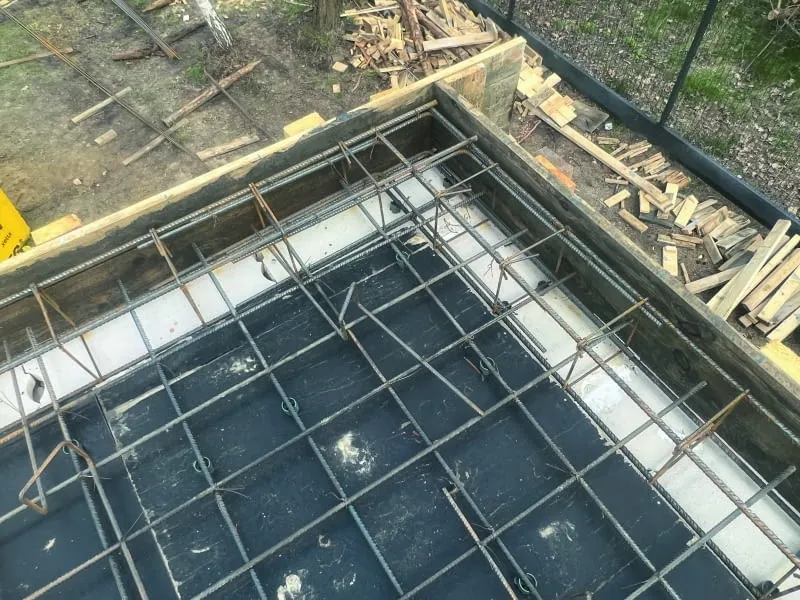 błędy zbrojenia wieńca narożnik