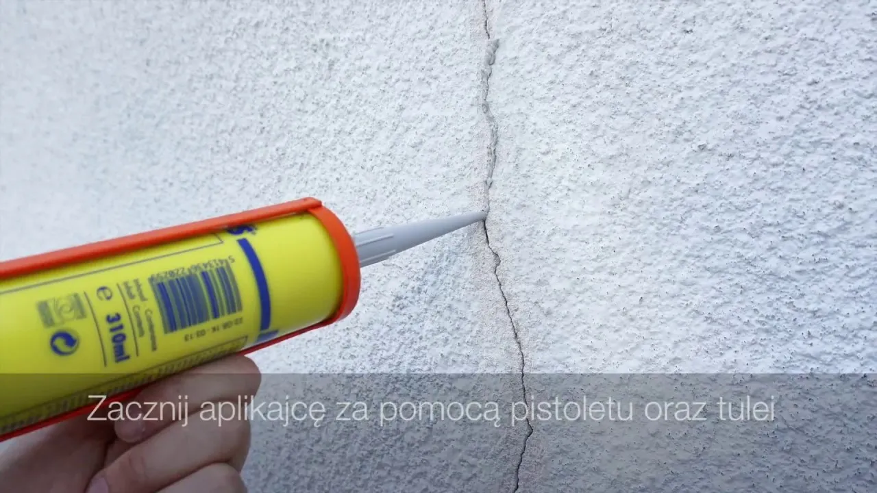 Naprawa pęknięć tynku silikonowego