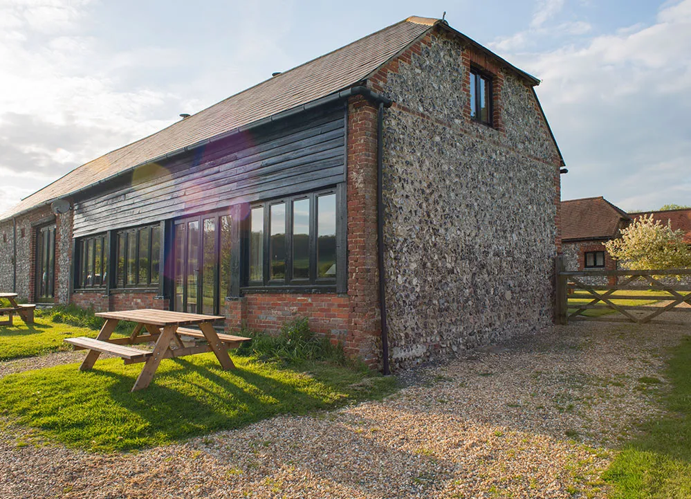 przekształcona stodoła na dom