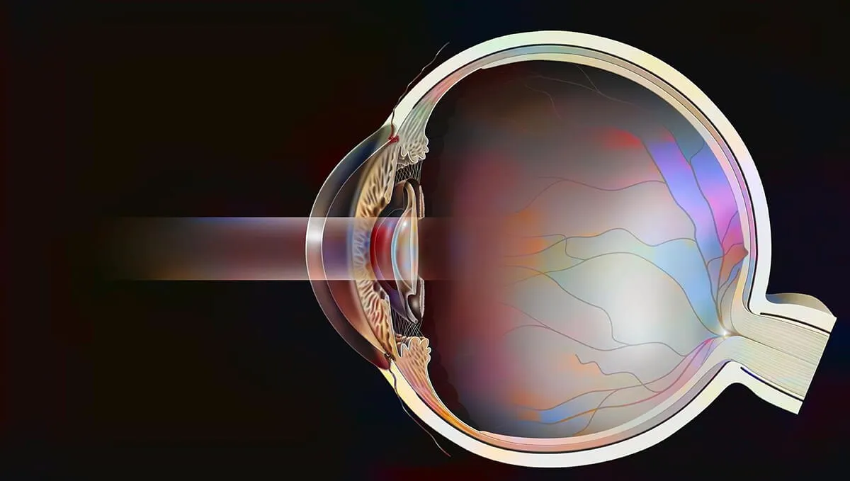 zabieg kapsulotomii laserem YAG schemat