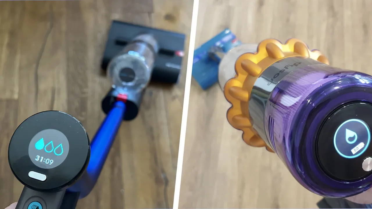 Dyson Submarine vs WashG1 comparison