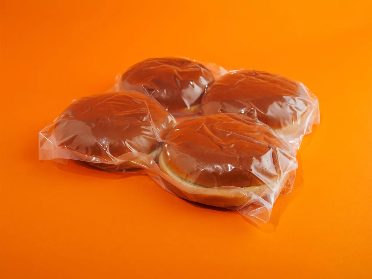 Idealna bułka do burgera przekrojona