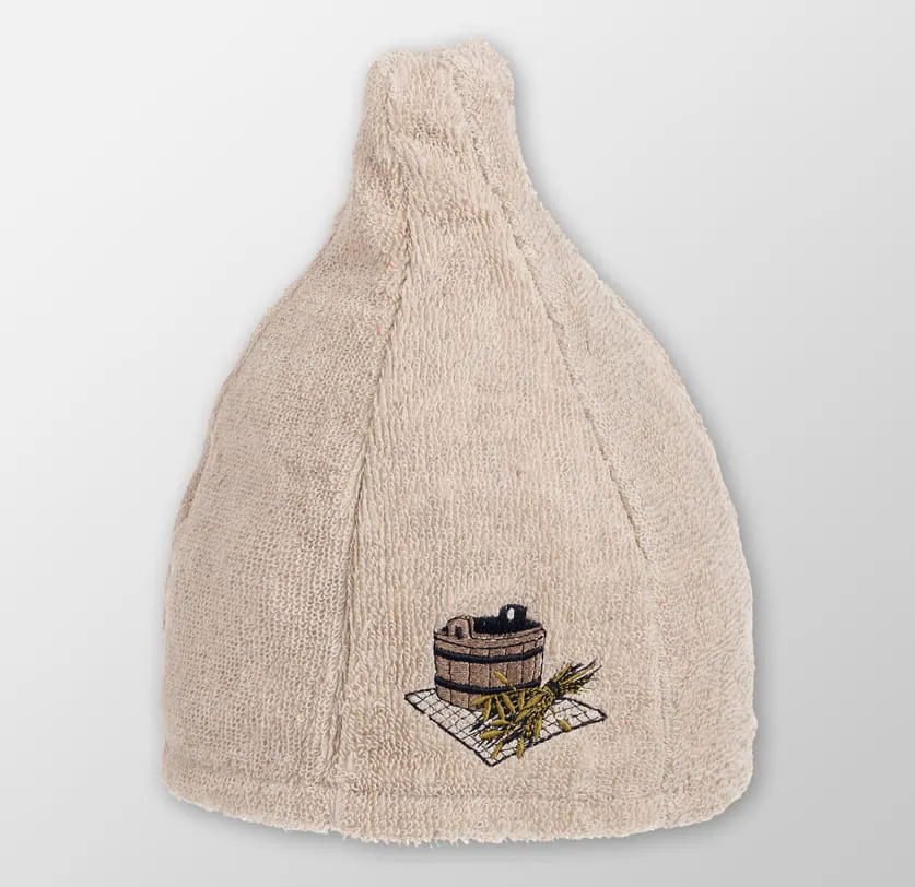 R&oacute;żne rodzaje czapek do sauny (filc, len, bawełna)