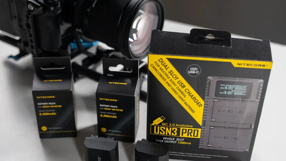 bezpieczne ładowanie baterii aparat parametry