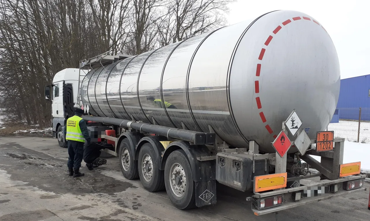 Gaśnica w ciągniku siodłowym przepisy