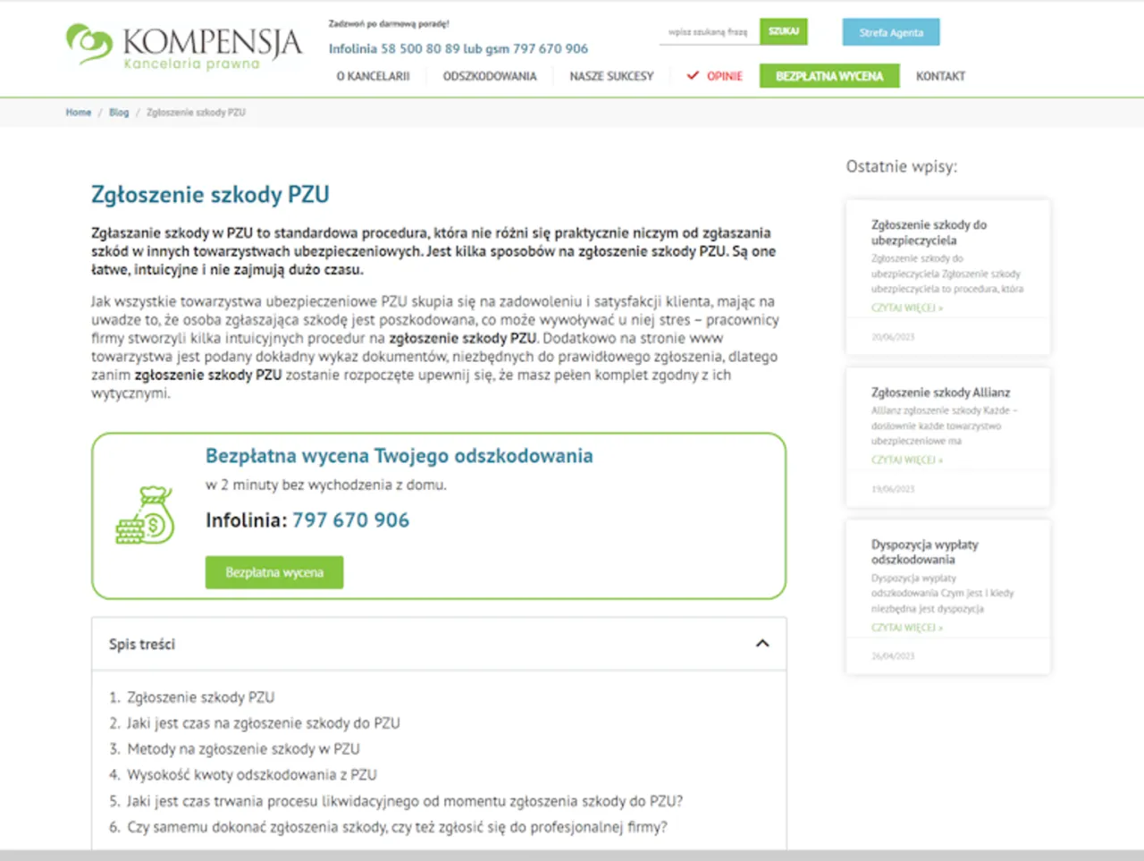 formularz zgłoszenia szkody pzu online