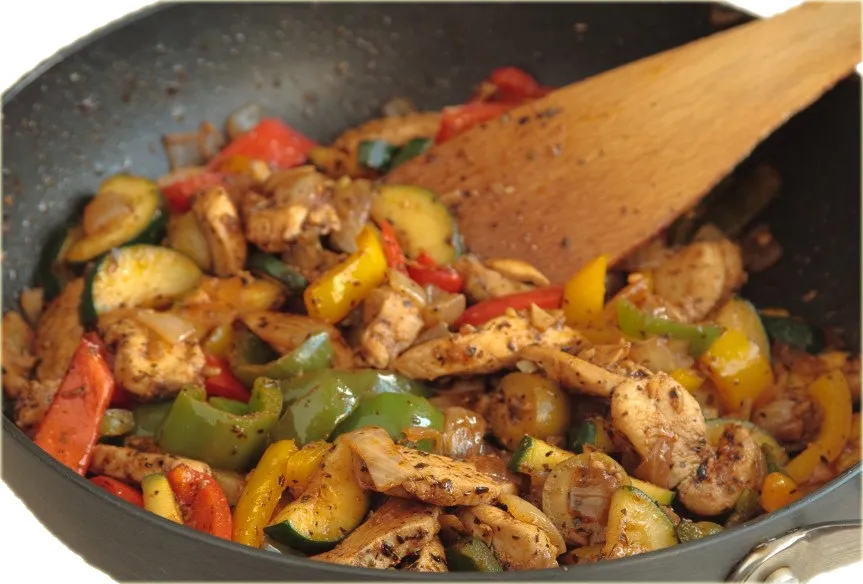 fit obiad kurczak z warzywami