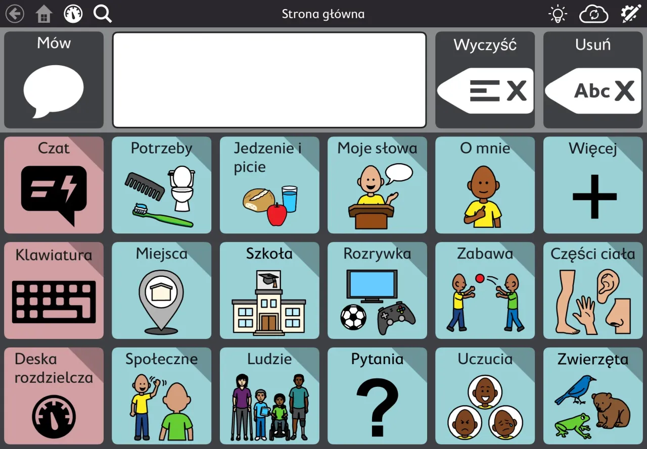 Komunikacja alternatywna piktogramy autyzm