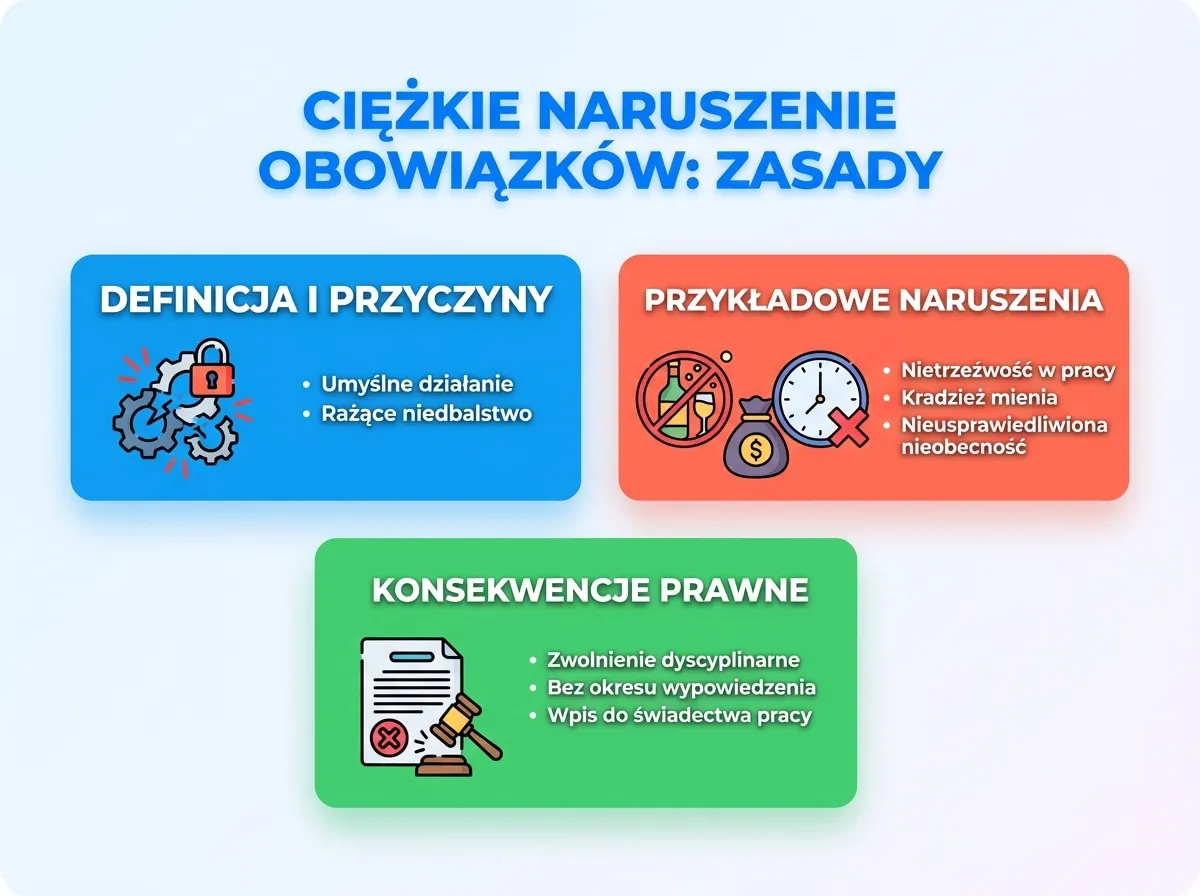 najczęstsze błędy pracodawców zwolnienie dyscyplinarne