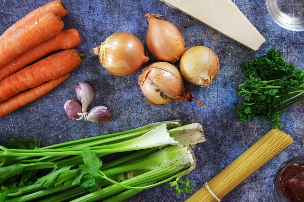 składniki soffritto cebula marchew seler naciowy