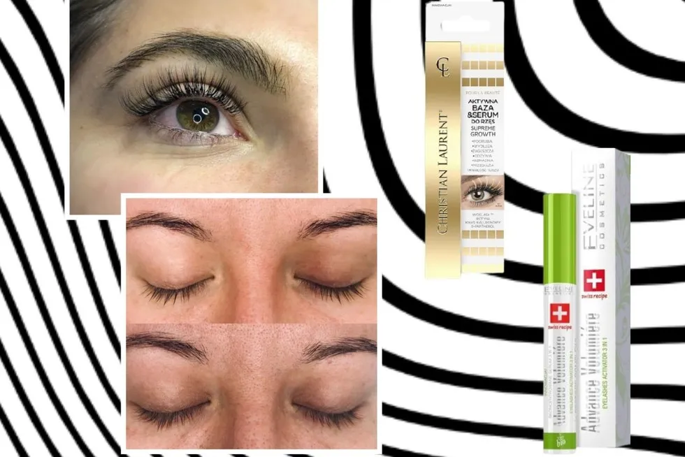 aplikacja odżywki do rzęs szczoteczką