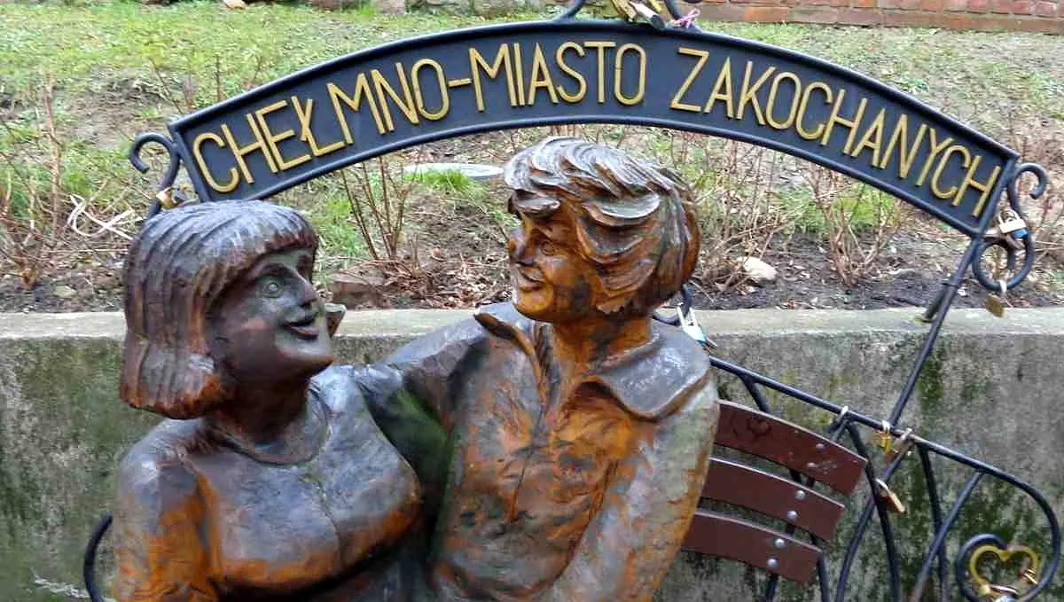 Ławeczka Zakochanych Chełmno