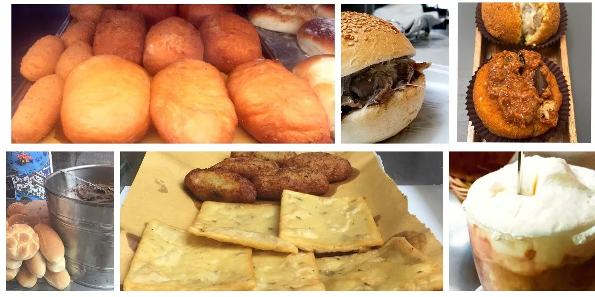 Street food siciliano assortito