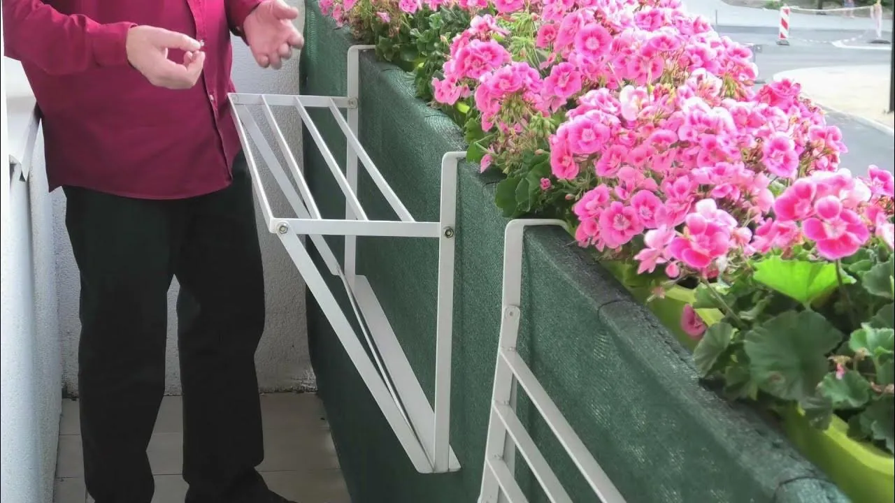 różne typy suszarek balkonowych schematy