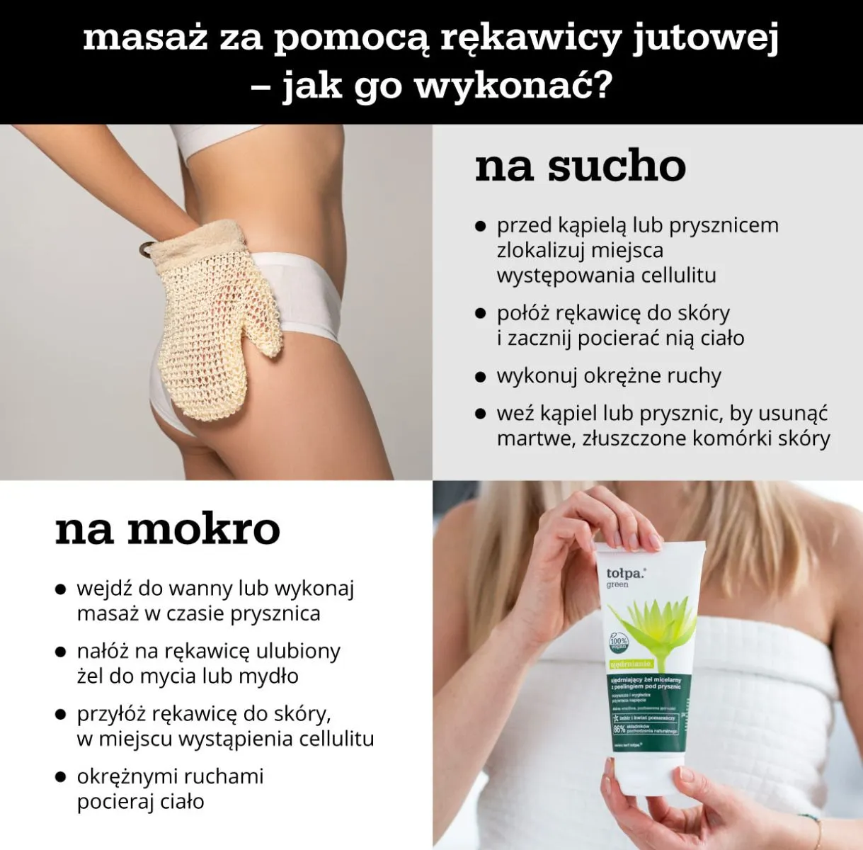 r&oacute;żne techniki masażu antycellulitowego