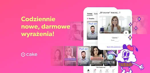 Aplikacja Cake interfejs