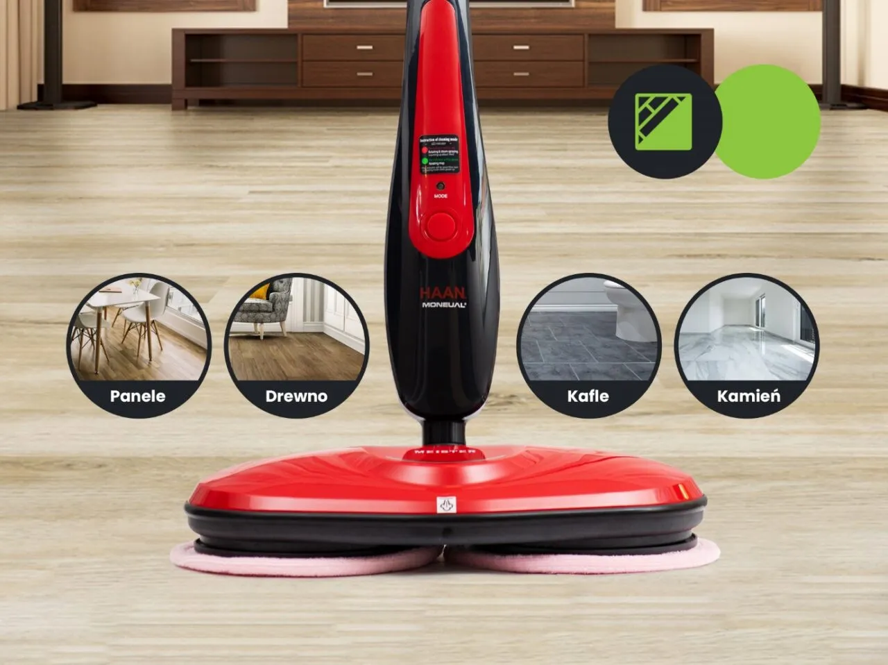 mop parowy czyszczenie podłogi