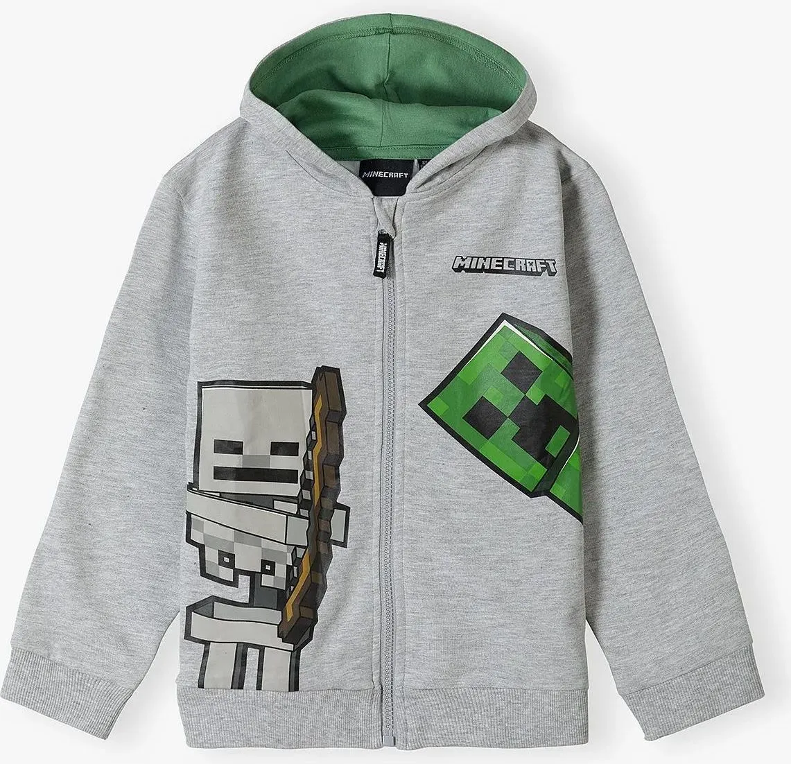 bluzy minecraft rozpinana vs wkładana