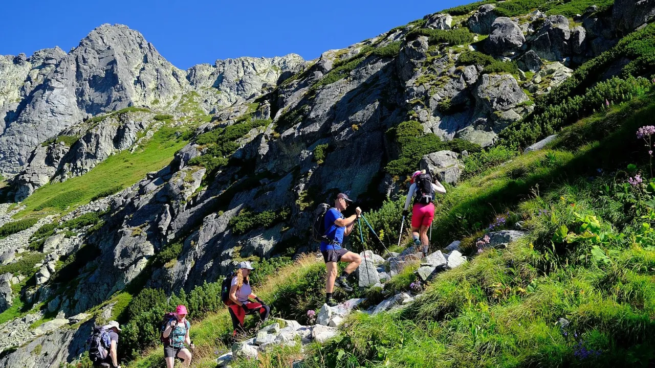 Szlak na Rysy od słowackiej strony